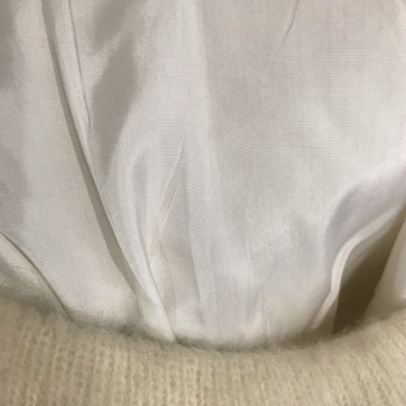 ALIS Vintage Iceland 100% Wool Maxi Skirt Cream Black Women's Size Medium - Picture 11 of 13